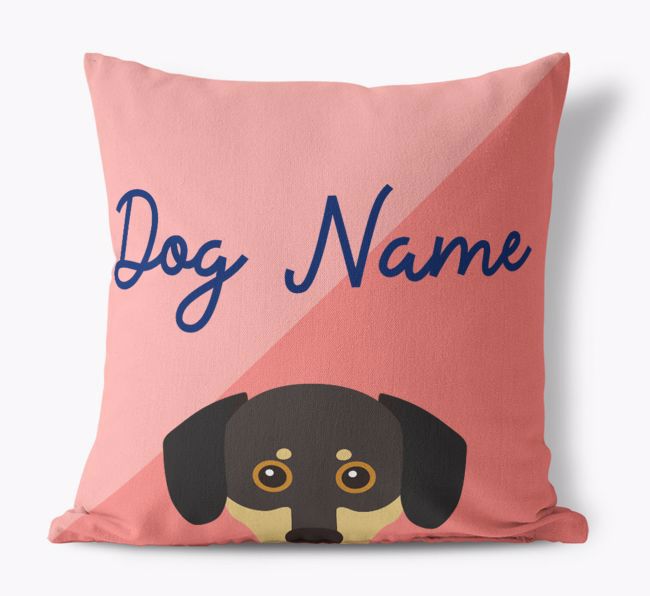 Peeking Name: Personalized {breedFullName} Pillow